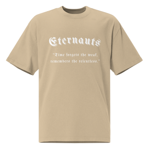 T-shirt Oversize “Eternauts” - Faded Black, Stile Gotico - Nexore
