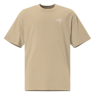 “CRUCIFIX BUTTERFLY” Oversized Faded T-Shirt - Nexore
